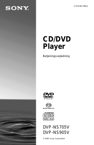Brugsanvisning Sony DVP-NS705V DVD afspiller