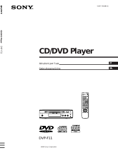 Manuale Sony DVP-F11 Lettore DVD