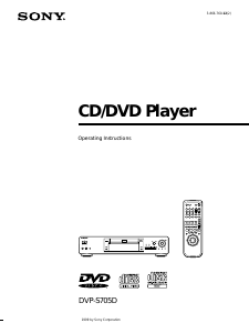 Manual Sony DVP-S705D DVD Player