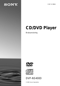 Bruksanvisning Sony DVP-NS400D DVD spelare