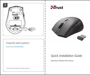 説明書 Trust 18039 Easyclick マウス