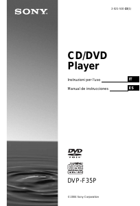 Manuale Sony DVP-F35P Lettore DVD