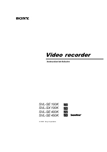Manual Sony SLV-SE450K Videocasetofon