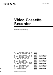 Bedienungsanleitung Sony SLV-SE200V1 Videorecorder