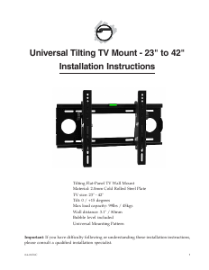 Manual SIIG CE-MT0K11-S1 Wall Mount