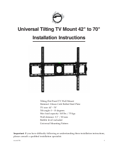 Manual SIIG CE-MT0L11-S1 Wall Mount