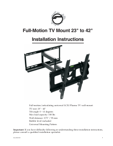 Manual SIIG CE-MT0512-S1 Wall Mount