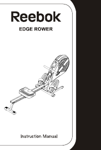 Manual Reebok RE-11401 Rowing Machine