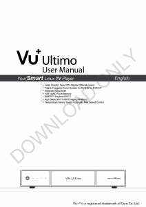 Manual Vu+ Ultimo Media Player