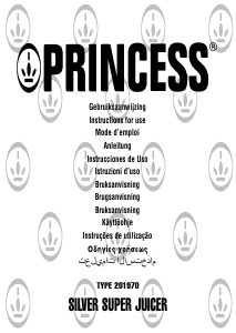 Manuale Princess 201970 Spremiagrumi