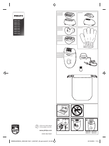 Manual Philips BRE224 Depiladora