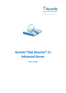 Manual Acronis Disk Director 11 Advanced Server