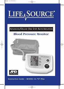 Manual A and D Medical UA-767 Blood Pressure Monitor