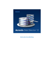 Handleiding Acronis Disk Director 12