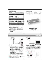 Handleiding Monoprice PID 10576 Mobiele oplader