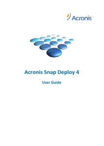 Manual Acronis Snap Deploy 4