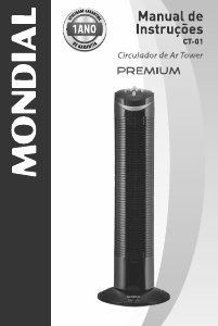 Manual Mondial CT-01 Premium Ventilador
