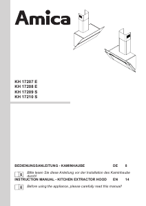 Handleiding Amica KH 17207 E Afzuigkap