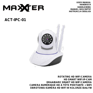 Manual Maxxter ACT-IPC-01 IP Camera