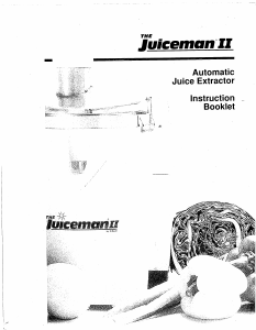 Handleiding Juiceman JM2 Sapcentrifuge