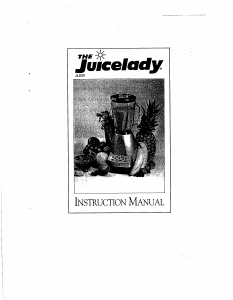Manual Juicelady JL600 Juicer