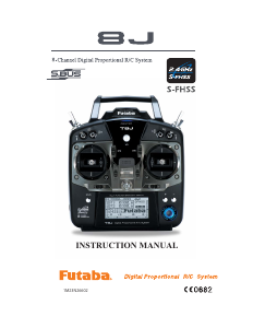 Manual Futaba T8J RC Controller