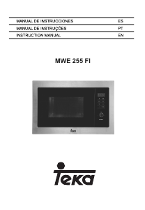 Manual de uso Teka MWE 255 FI Microondas