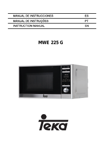 Manual de uso Teka MWE 225 G Microondas