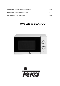 Manual de uso Teka MW 225 G Microondas