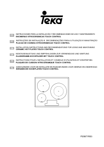 Manual Teka IRC 9430 KS Placa