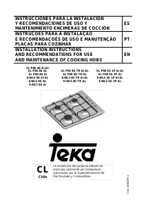 Manual Teka E/60.3 3G 1P AL Placa