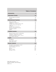 Handleiding Mercury Mountaineer (2009)