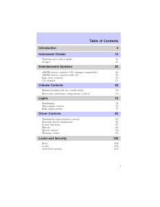 Manual Mercury Villager (2002)