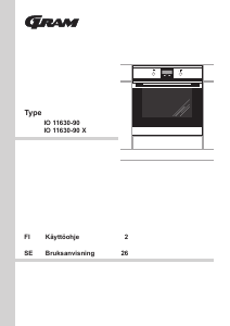 Bruksanvisning Gram IO 11630-90 Ugn