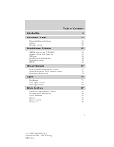 Manual Lincoln MKZ Hybrid (2011)