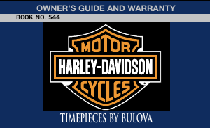 Manual de uso Bulova 76L181 Harley Davidson Reloj de pulsera