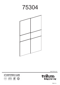 Brugsanvisning Tvilum 75304 Skabsdør