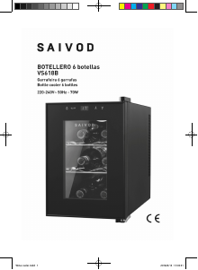 Manual Saivod VS618B Wine Cabinet