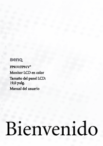 Manual de uso BenQ FP91V+ Monitor de LCD