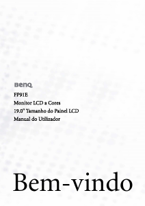 Manual BenQ FP91E Monitor LCD