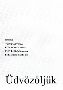 Használati útmutató BenQ T905 LCD-monitor