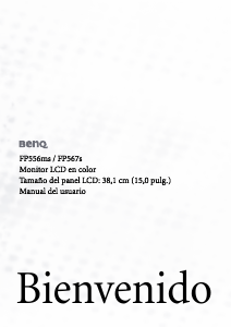 Manual de uso BenQ FP567S Monitor de LCD