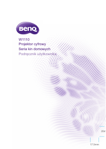 Instrukcja BenQ W1110 Projektor