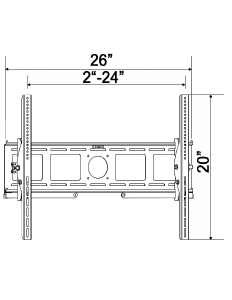 كتيب علاقة حائط PSW801T Pyle