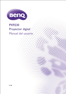 Manual de uso BenQ PX9230 Proyector