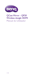 Manual BenQ QP20 Projetor