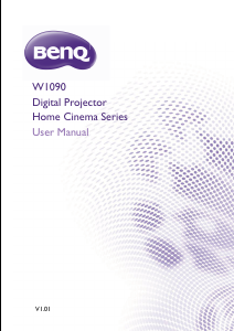 Manual BenQ W1090 Projector