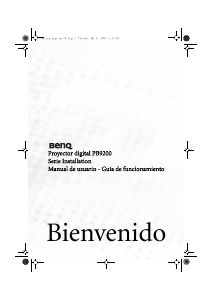 Manual de uso BenQ PB9200 Proyector