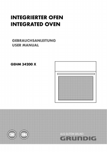 Manual Grundig GEHM 34200 X Range