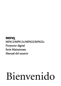 Manual de uso BenQ MP622C Proyector